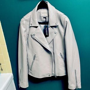 Blank NYC vegan leather biker jacket